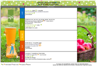 Menus du 7 au 11 juillet