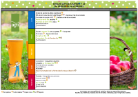 Menus du 18 au 22 août