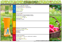 Menus du 1er au 5 septembre
