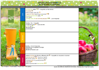 Menus du 15 au 19 septembre