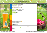 Menus du 1er au 5 décembre