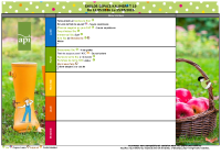 Menus du 11 au 15 mai