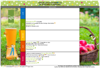 Menus du 25 au 29 mai